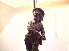 Eutrope Bouret Bronze Lamp