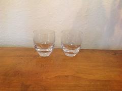 Pair of Baccarat Crystal Shot glasses