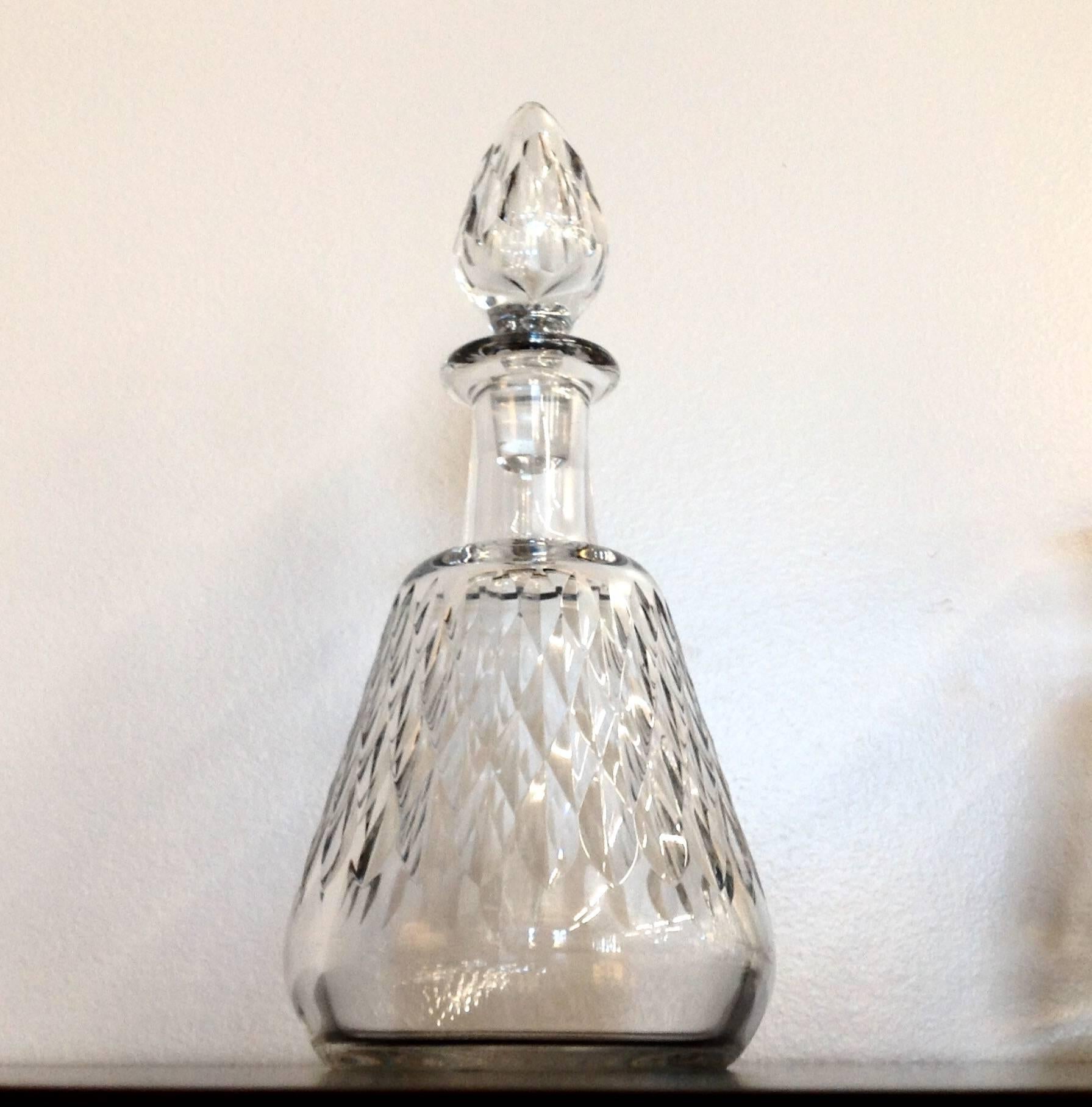 French Pair of Baccarat Crystal 