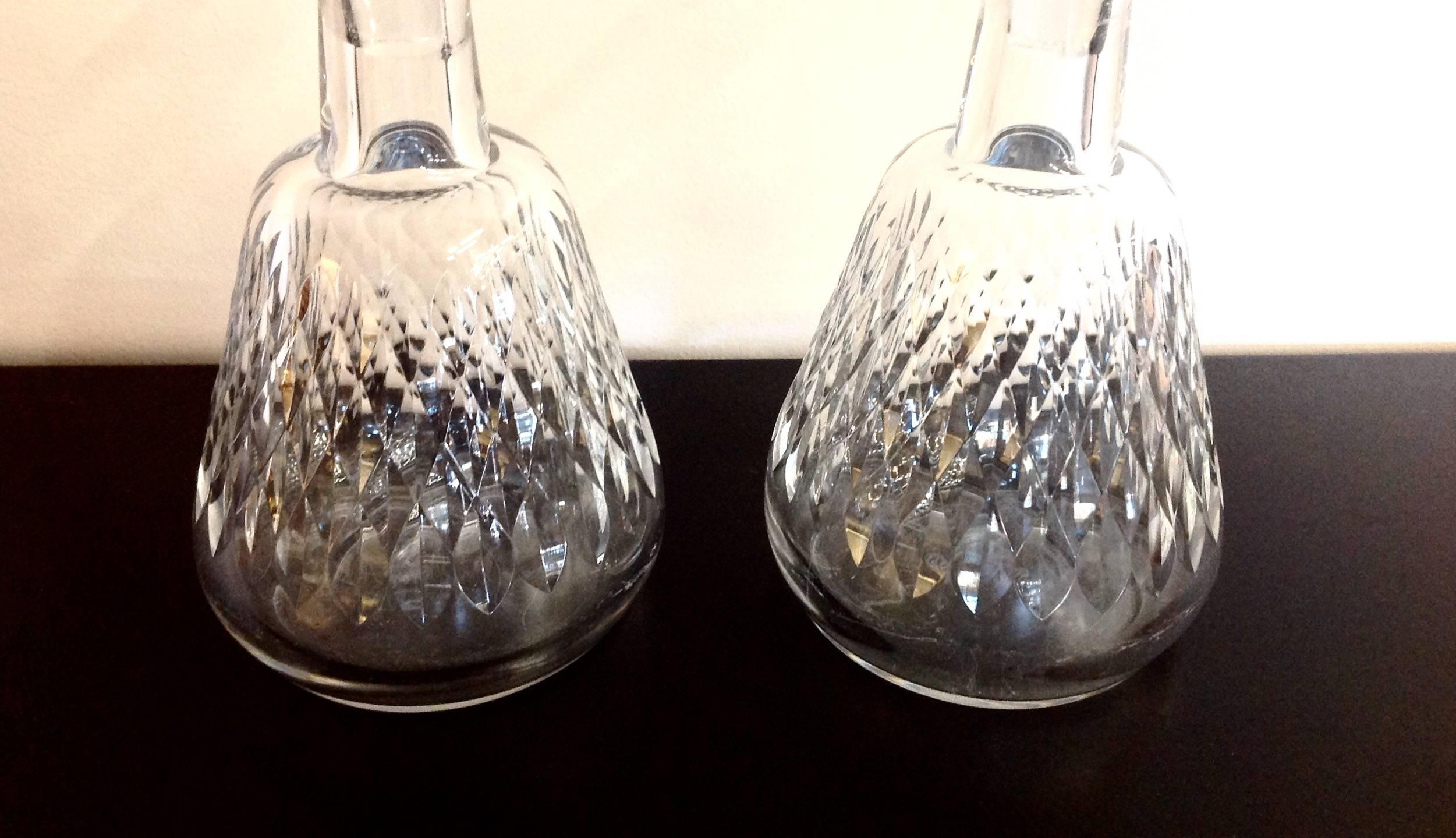 Pair of Baccarat Crystal 
