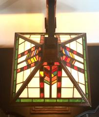 Signed Karl Barry Mission Style Desk Lamp