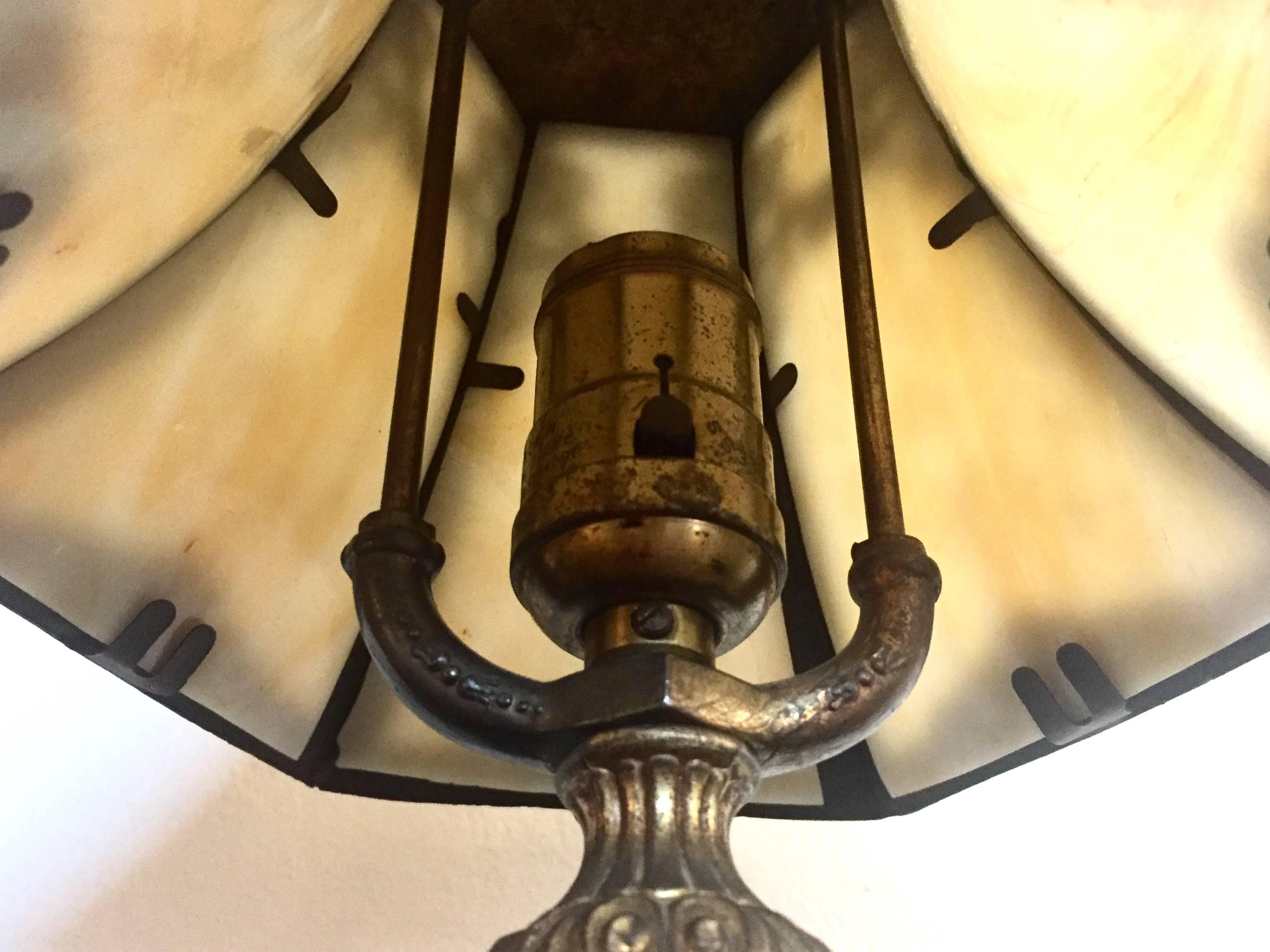 vintage glass boudoir lamps