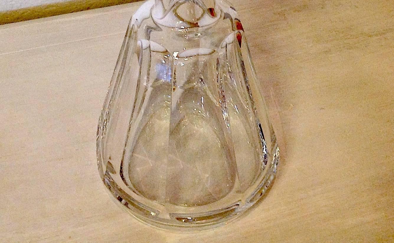 French Baccarat Crystal Cordial Decanter and Stopper in Tallyrand
