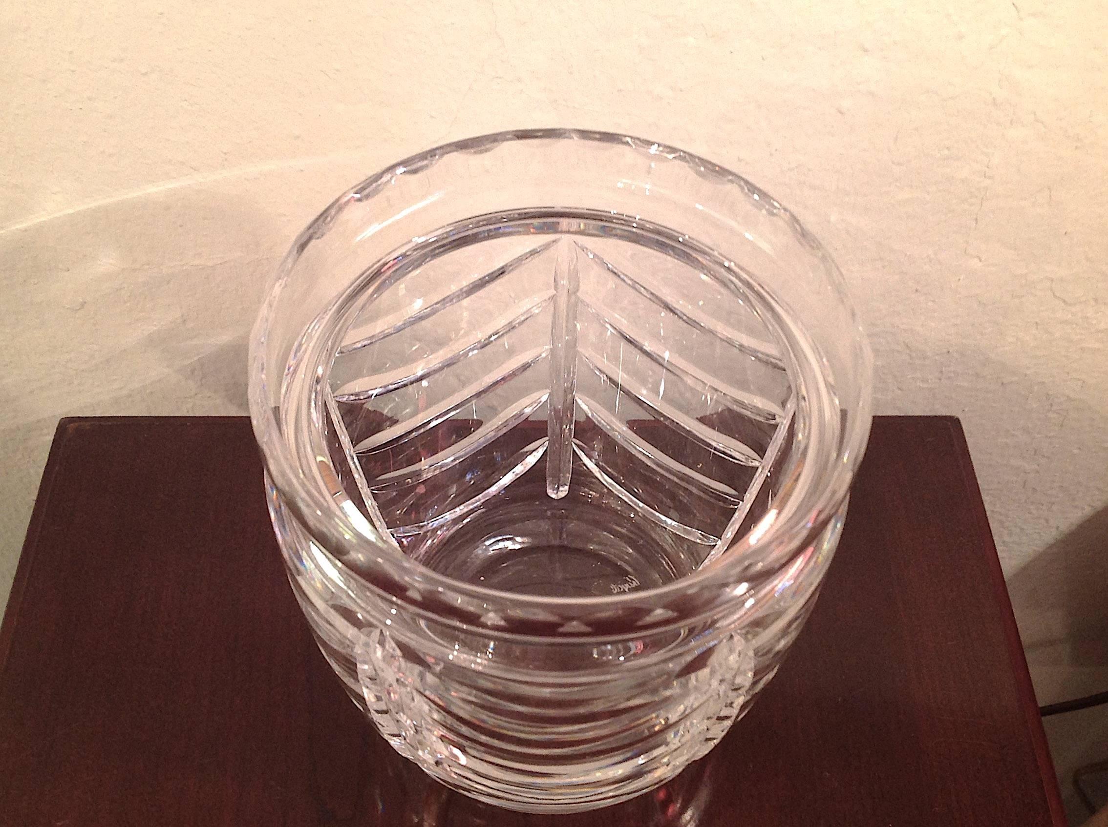 American Tiffany Crystal Biscuit Jar with Lid