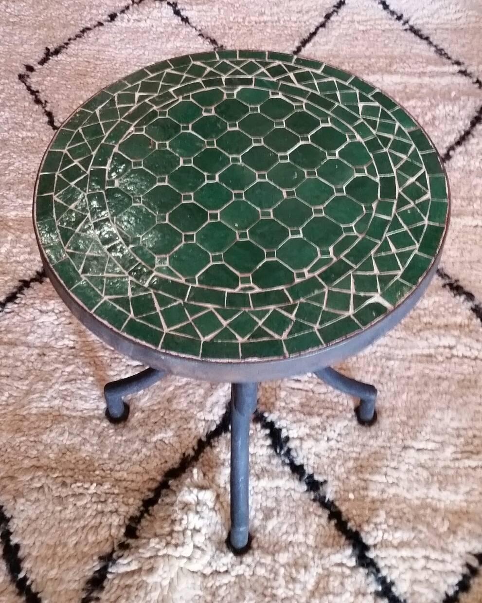 moroccan mosaic tables