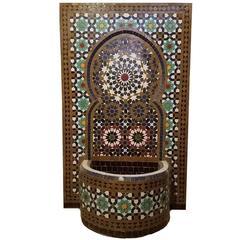 Tangiers Style Moroccan Fountain -Mosaic Tiles