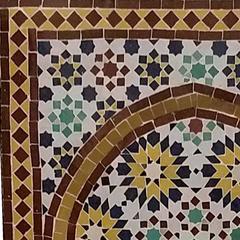 Bella Mosaic Tile Fountain, All Glazed