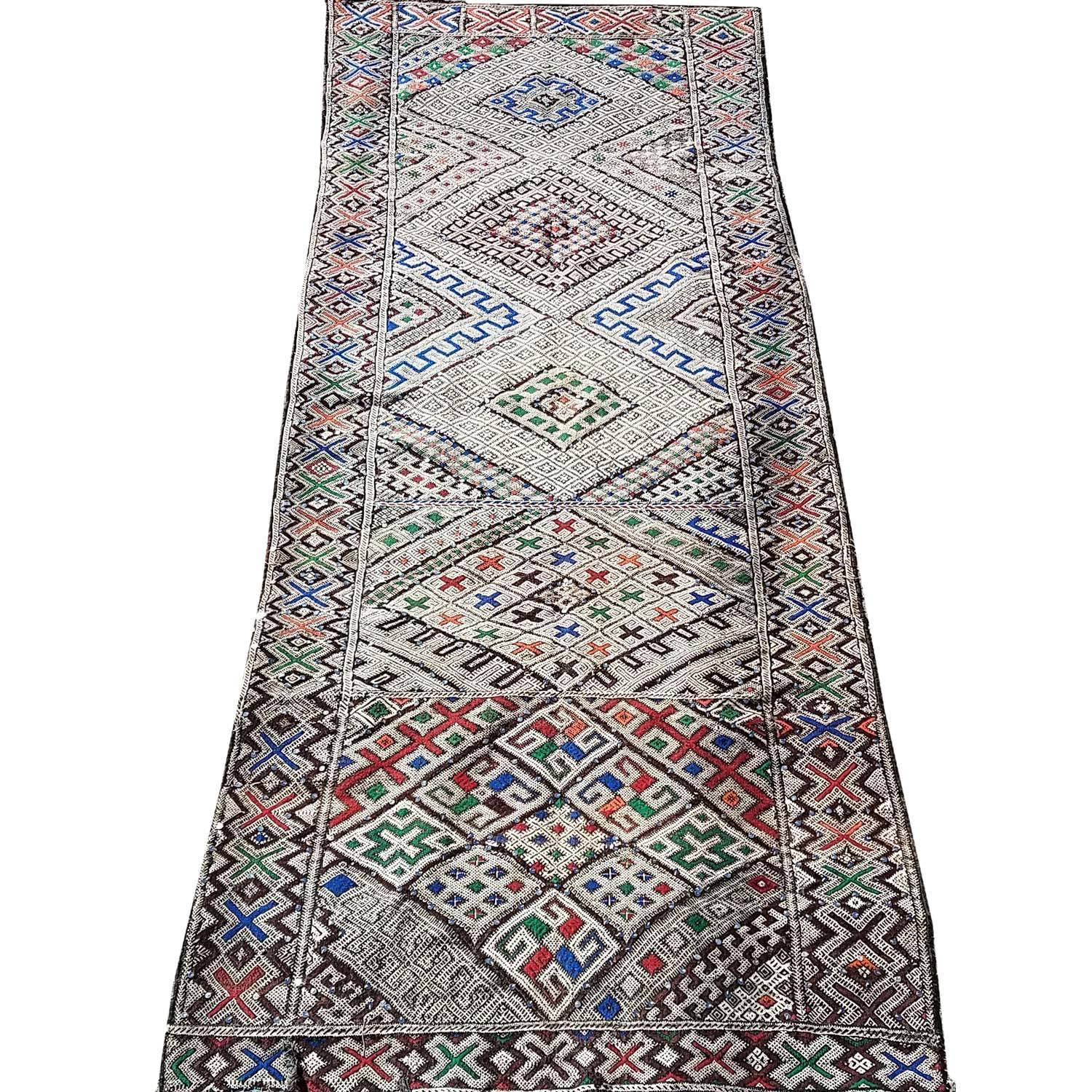 Moroccan Berber Carpet, Multicolor For Sale 1