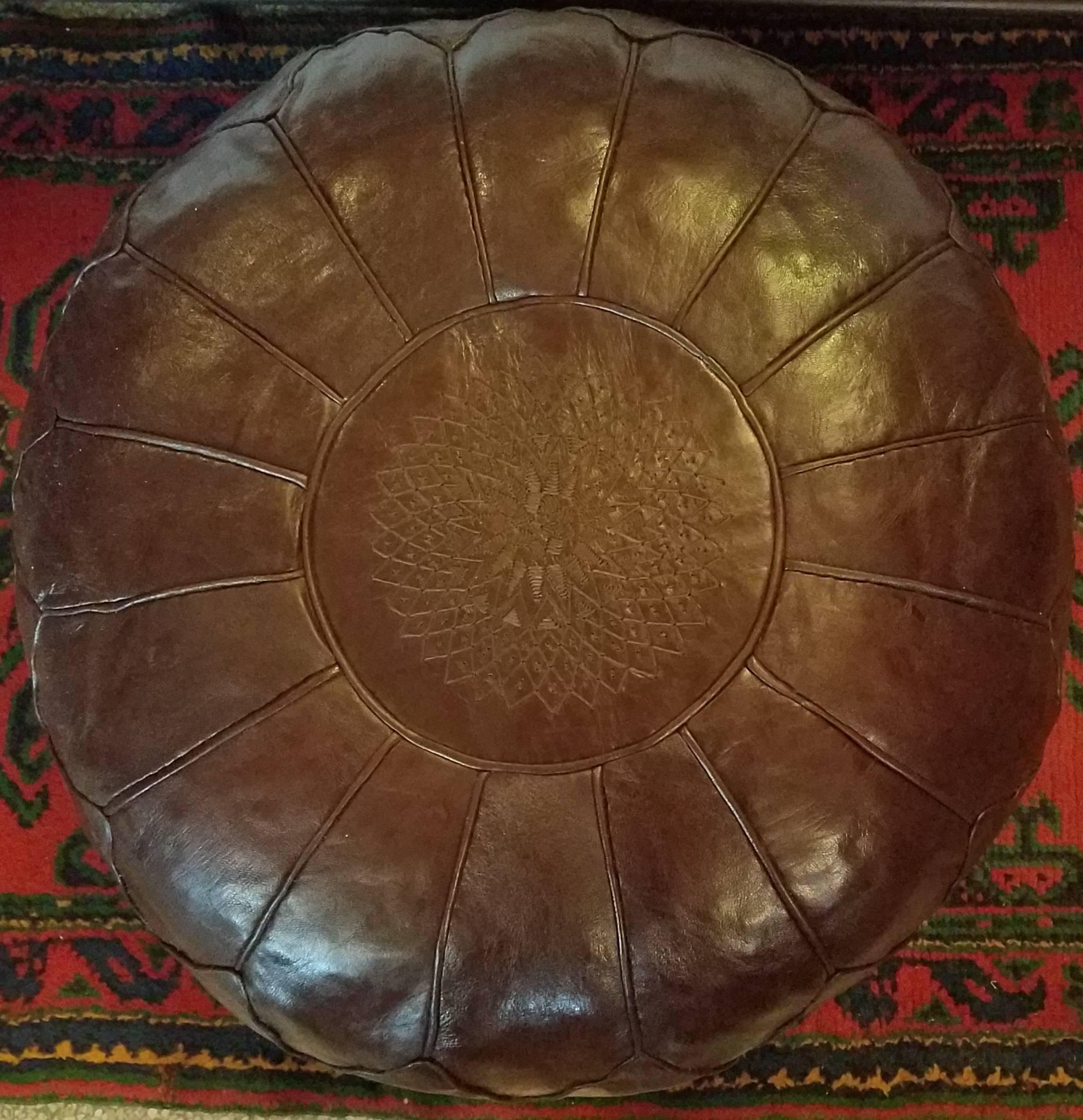 extra large moroccan pouf