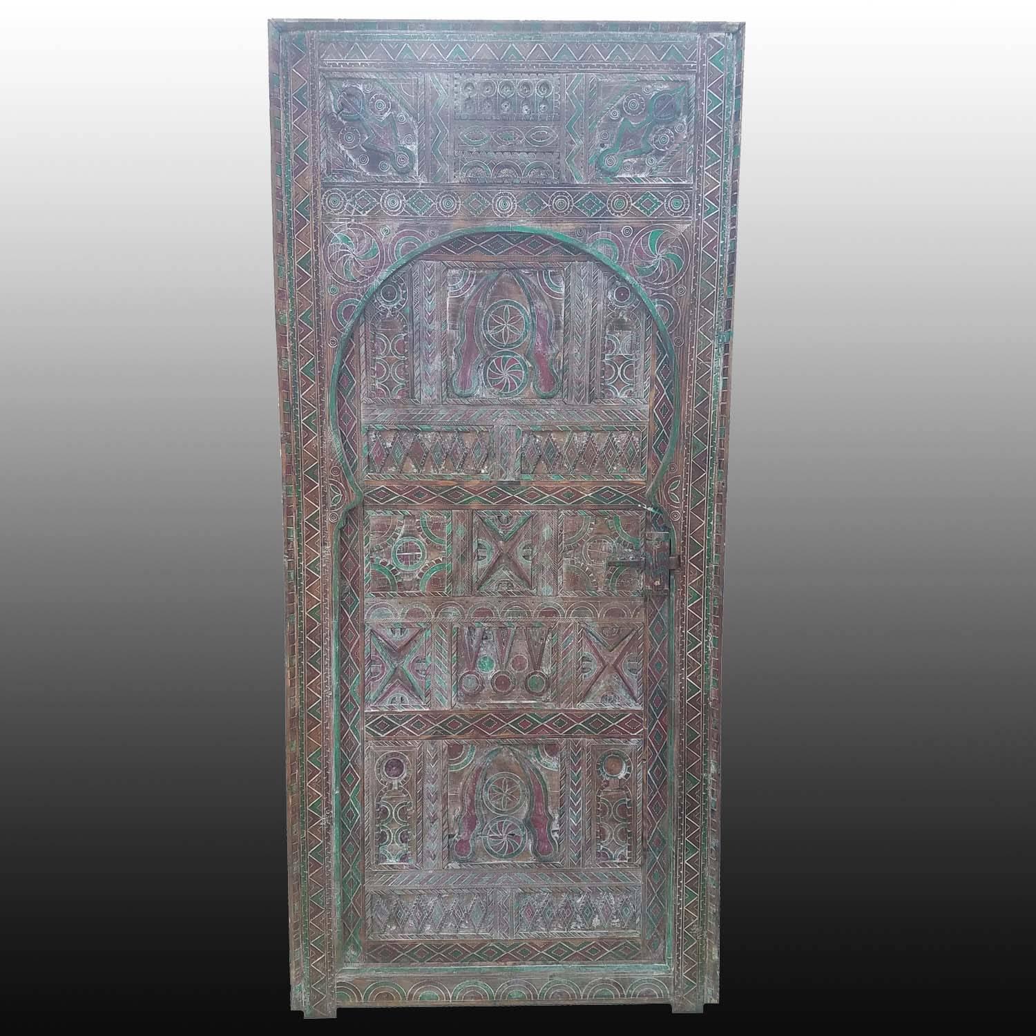 Contemporary Amazing Beni Door, All Carved  For Sale