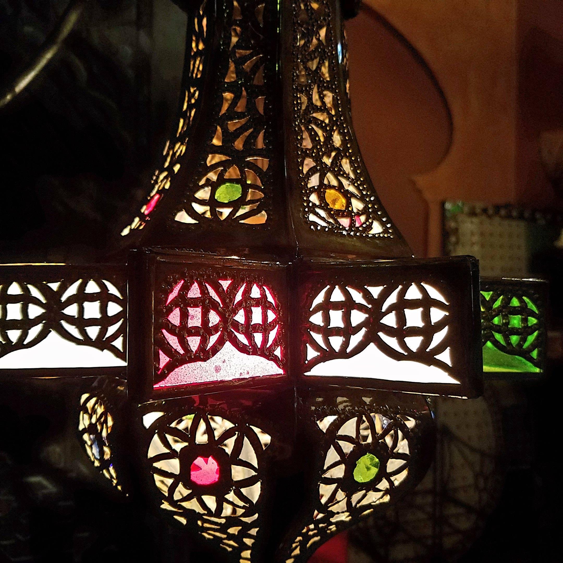 moroccan metal lantern