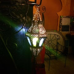 Moroccan Brass Lantern, Fez Style