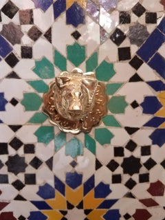 Moroccan Multi-color Tile Fountain Garden Indoors