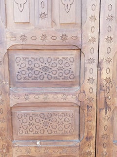 Moroccan Carved Cedar Wood Door-Double Panel Two