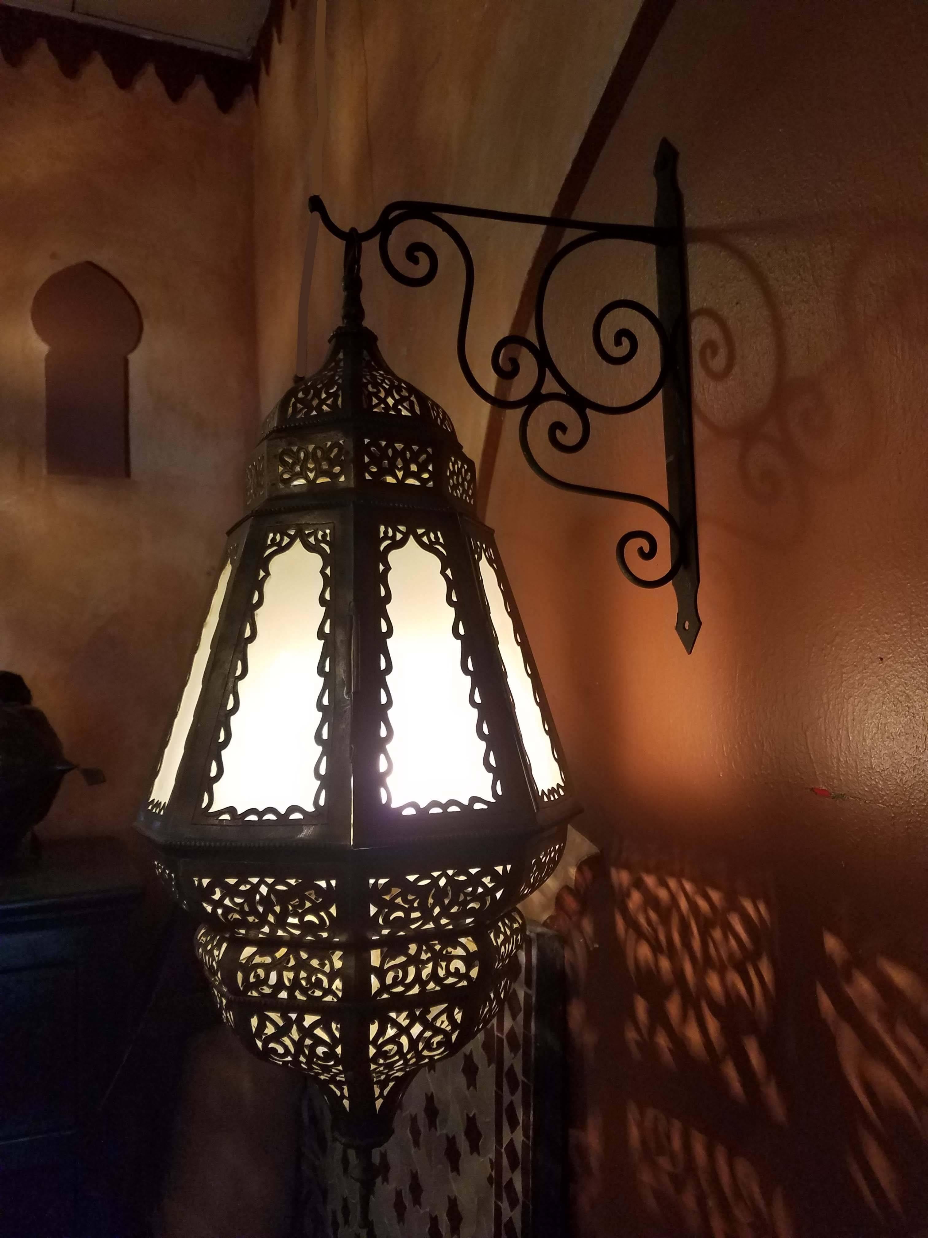 Old Fez Moroccan Lantern, Copper For Sale 1