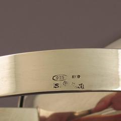 Italian Modernist Silver Teapot