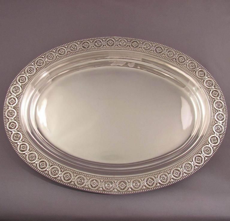 Edwardian Sterling Silver Meat Dome and Platter at 1stDibs