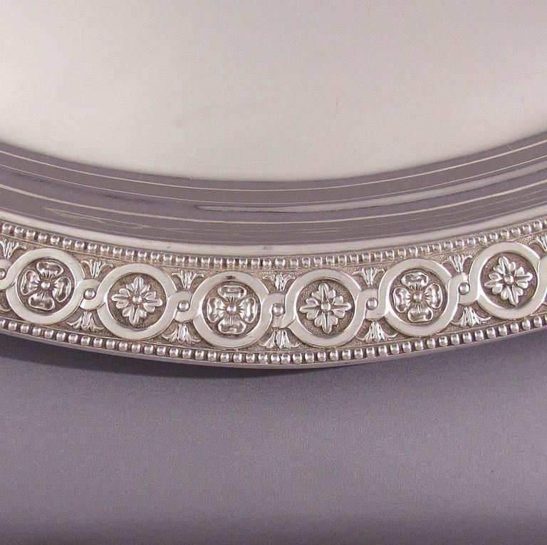 Edwardian Sterling Silver Meat Dome and Platter at 1stDibs