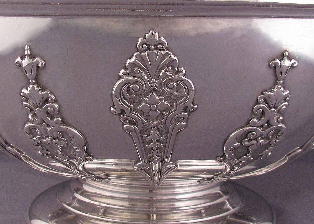 Massive Edwardian Sterling Silver Punch Bowl In Excellent Condition In Vancouver, BC
