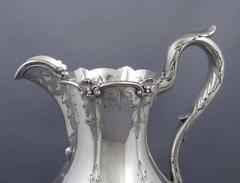 Large Coin Silver Water Pitcher