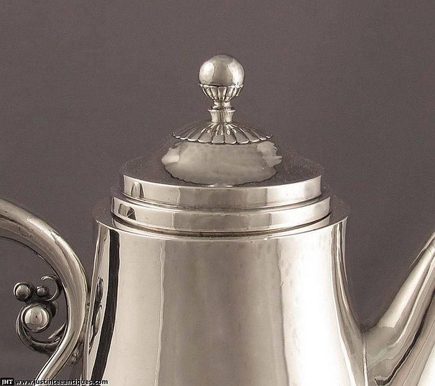 Georg Jensen Cosmos Coffee Pot In Excellent Condition For Sale In Vancouver, BC