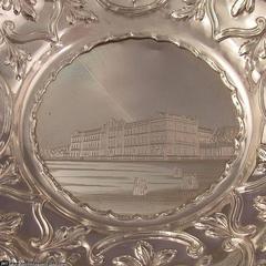 Nathaniel Mills Castle Top Silver Basket