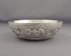 Turkish Ottoman Silver Bowl