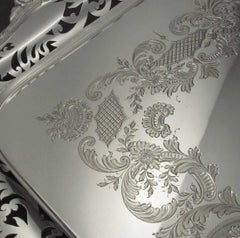 English Sterling Silver Tea Tray