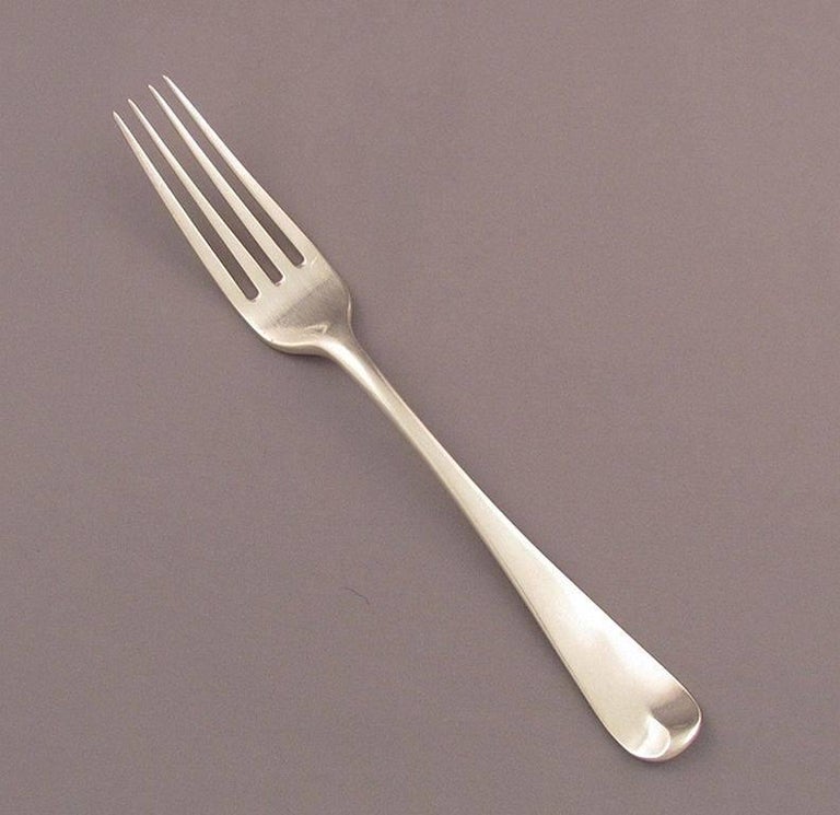 12 III Old English Dinner Forks For Sale at 1stDibs