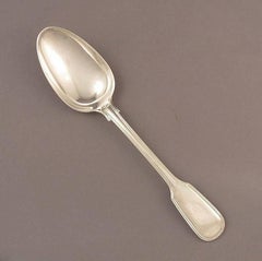 Fiddle Thread Silver Tablespoons