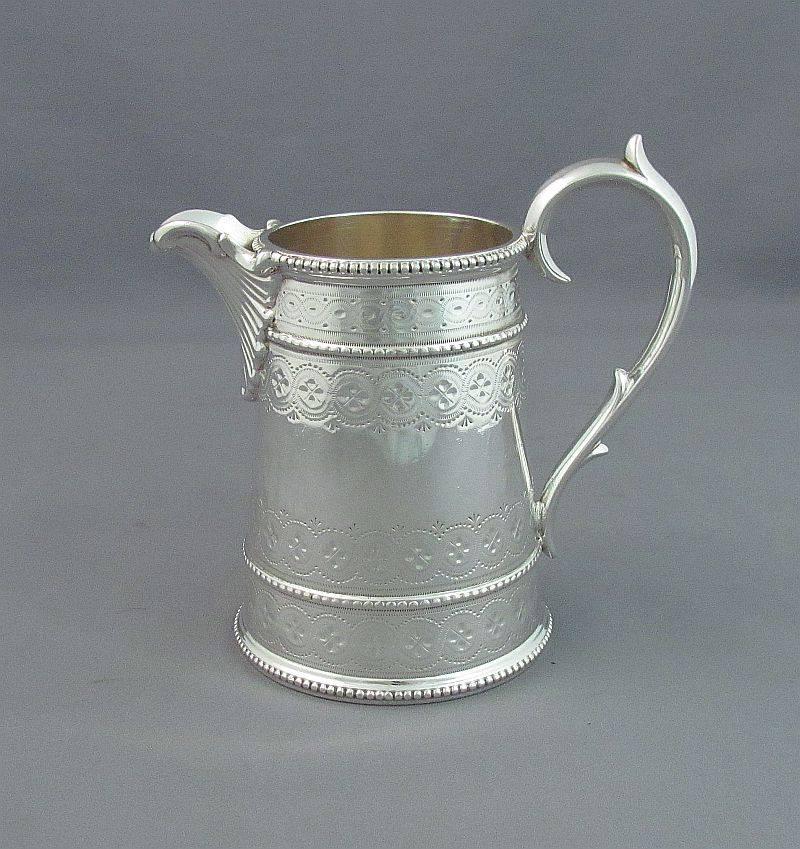 Late 19th Century Victorian Sterling Silver Tea Service For Sale