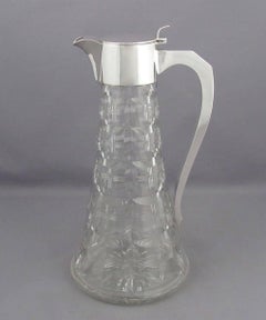 English Sterling Silver Claret Jug