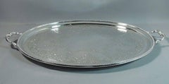 Victorian Sterling Silver Tea Tray
