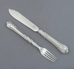 Edwardian Sterling Silver Fish Service