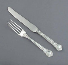 Birks Sterling Silver Flatware Service for 12, Chantilly