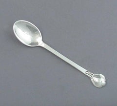 Set of Ten Evald Nielsen Silver Coffee Spoons