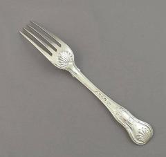 18 George III Table Forks Hourglass Pattern