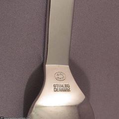 Six Georg Jensen Pyramid Luncheon Forks