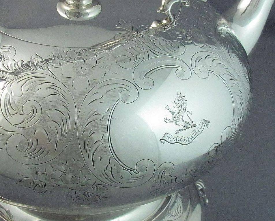 Early 20th Century Birks Sterling Silver Tea Service and Tray For Sale