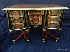 Mazarin Desk in Boulle Marquetry 19th Century Napoleon III Period