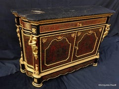 Impressive Furniture with Drawers in Boulle Marquetry, 19th Century Napoléon III