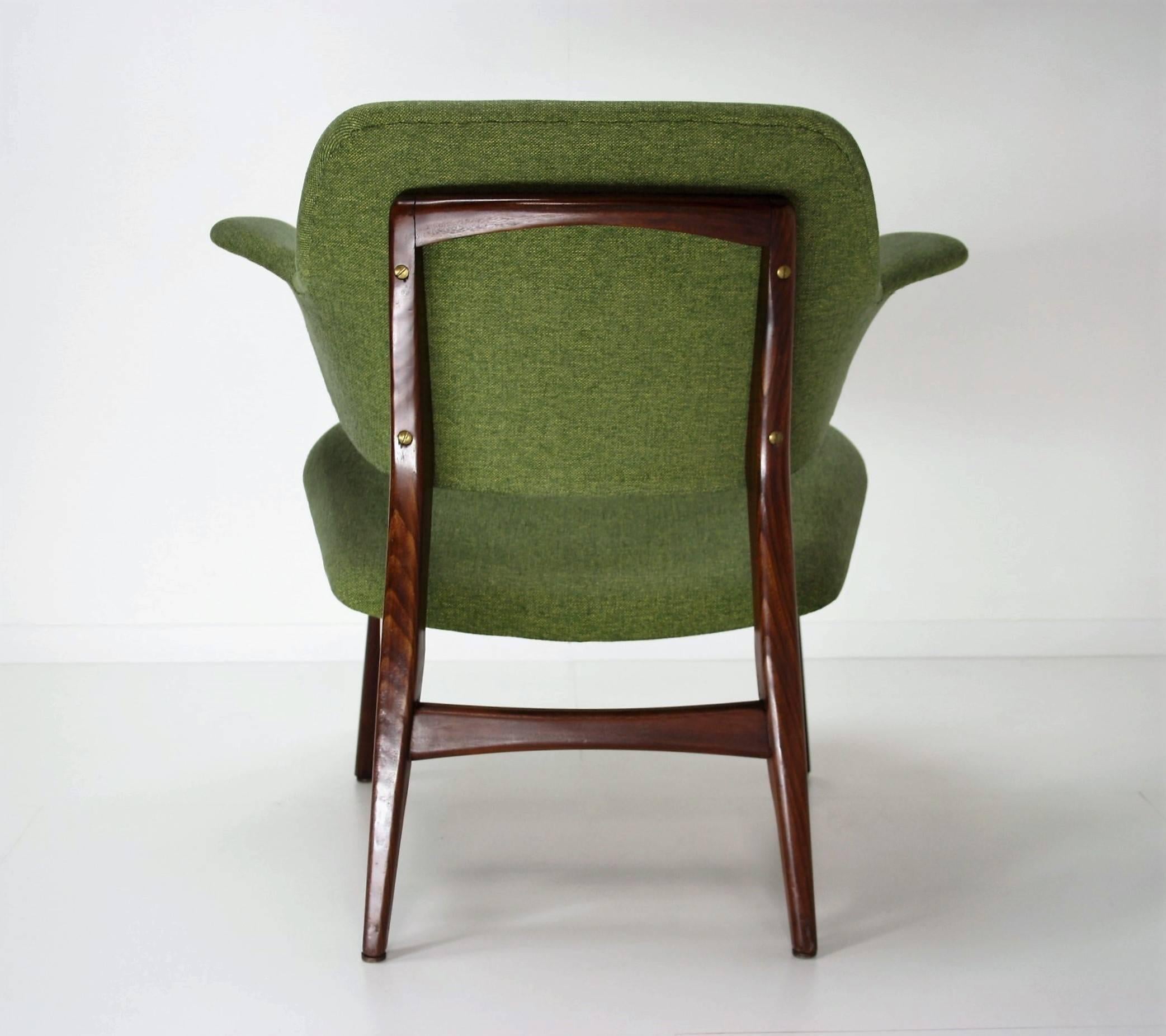 Dutch Louis Van Teeffelen Club Chair for Webe, 1960s