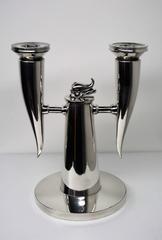 Gio Ponti Dolphin Candelabra by Christofle, 1925