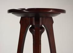 Mahogany Art Nouveau Pedestal, 1897