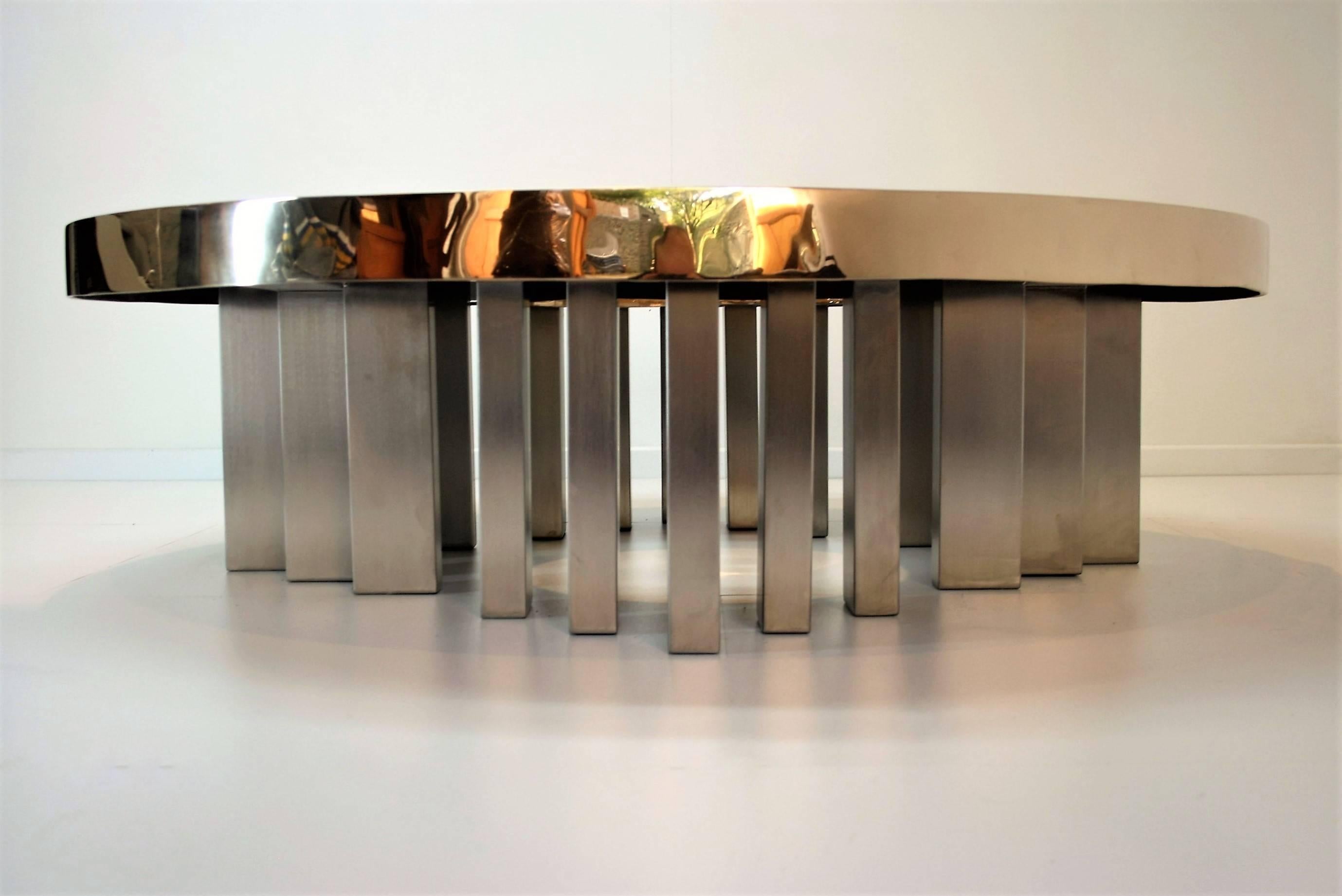 Belgian Sculptural Solid Bronze Coffee Table 2