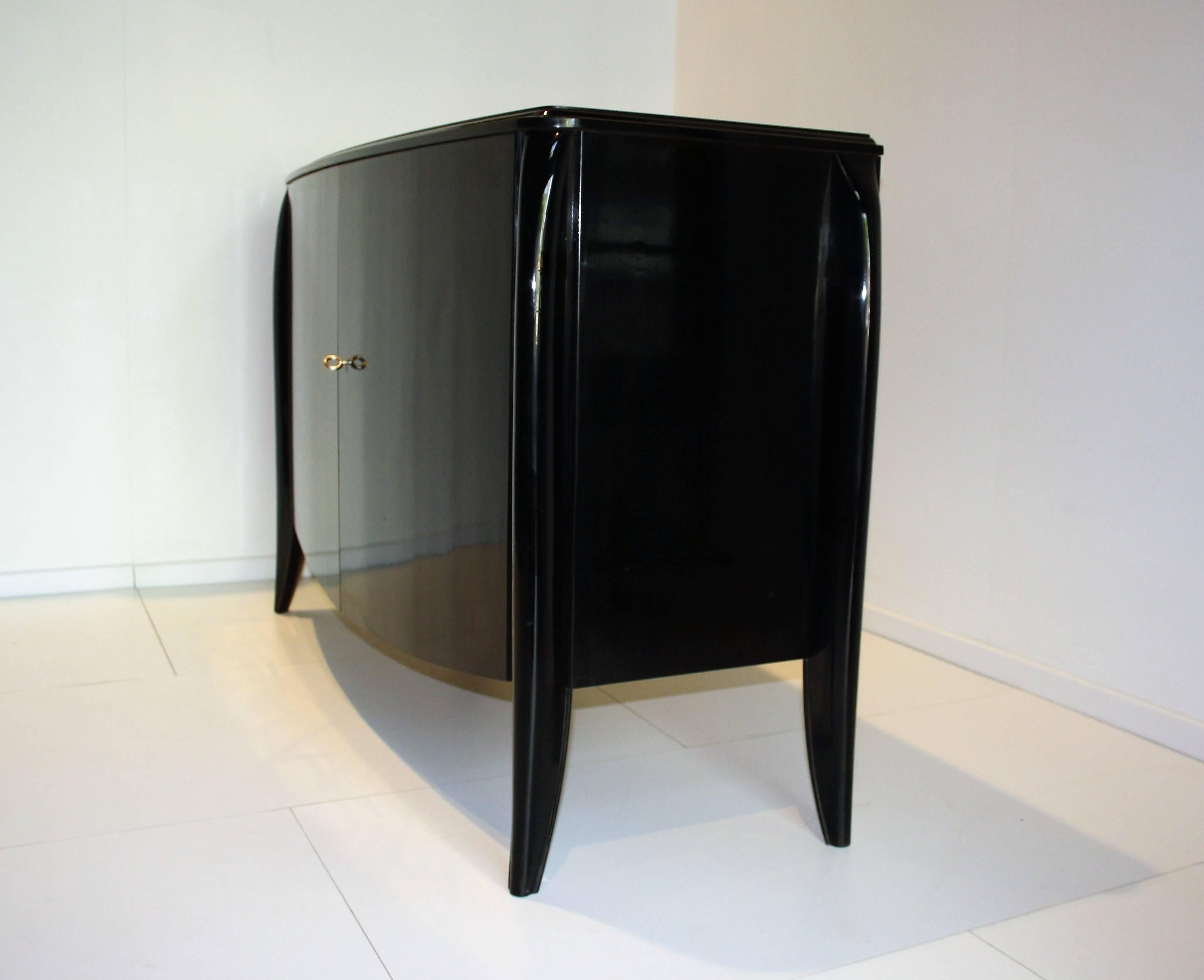 Wood Elegant Art Deco Sideboard from Dominique, 1930s