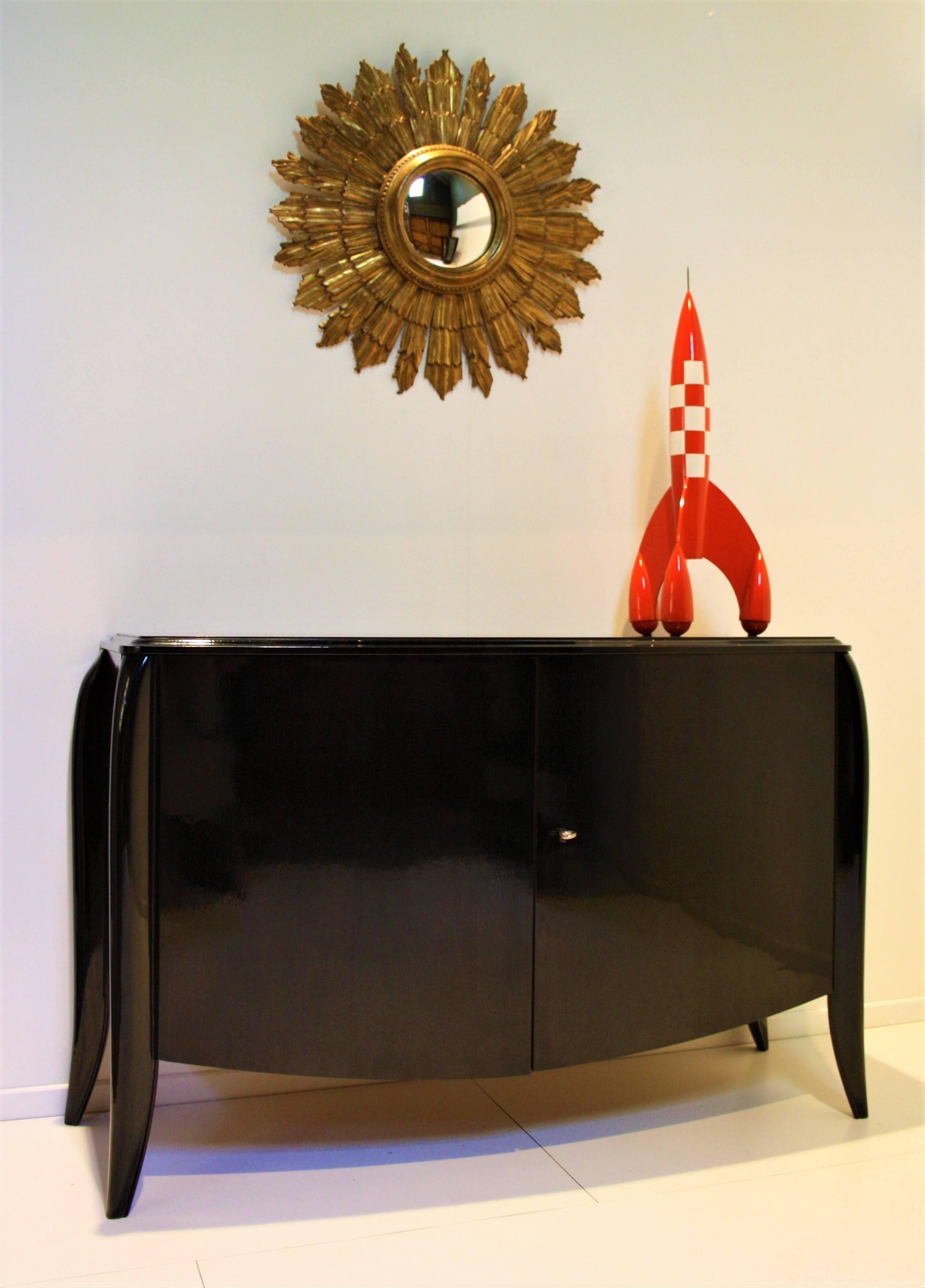 French Elegant Art Deco Sideboard from Dominique, 1930s