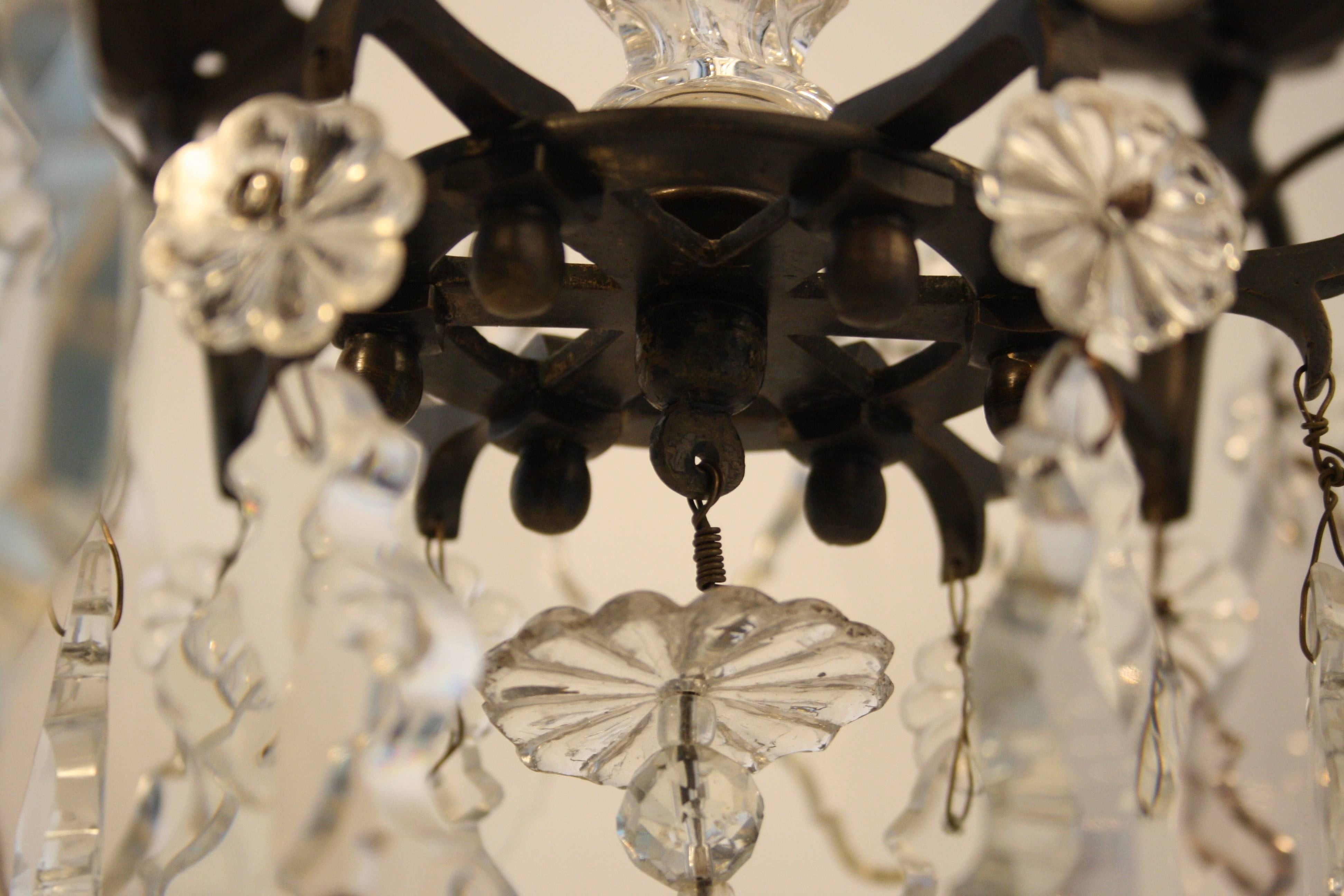 18th Century, Louis XV Period Crystal Chandelier For Sale 1