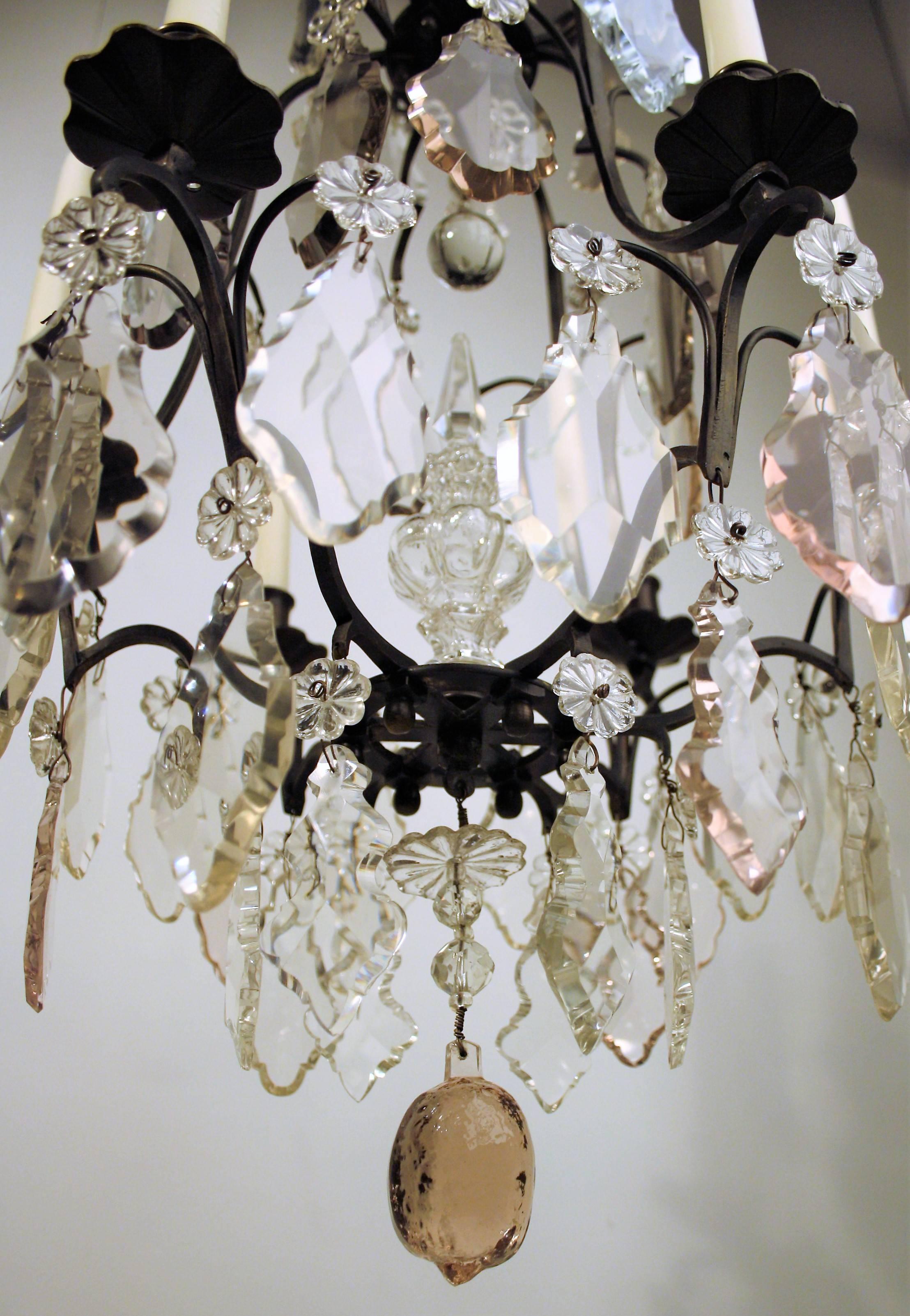 18th Century, Louis XV Period Crystal Chandelier In Good Condition For Sale In Belgium, BE