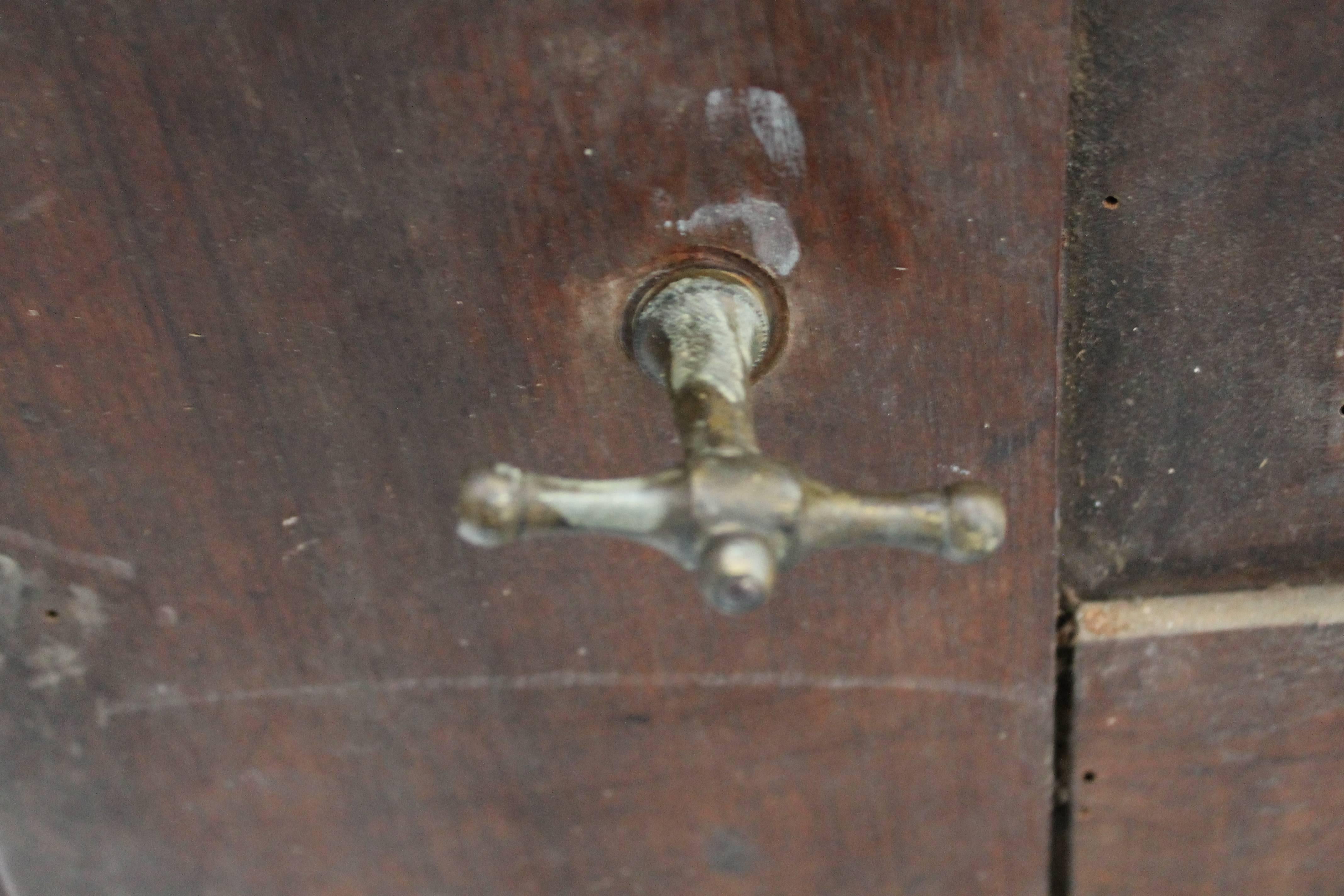 Louis XVI North Italian Walnut Door, Dated End of the 18th Century For Sale